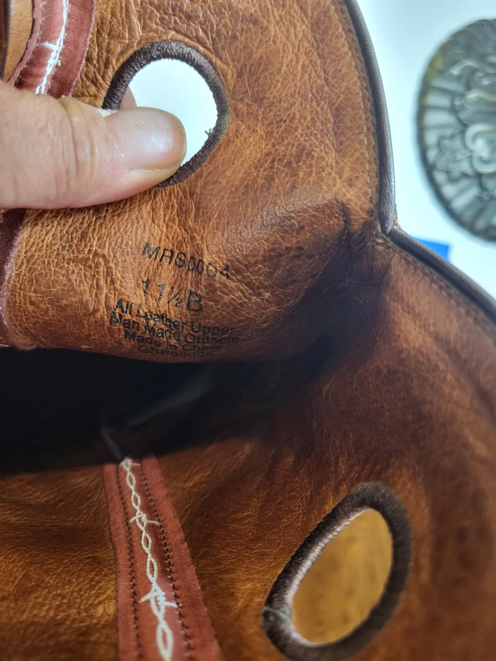 Twisted X COW DOG Brown Two-Tone Leather Western Boots, 11.5B
